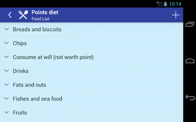 Dieta dos Pontos android App screenshot 3