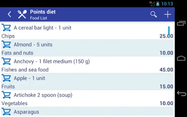 Dieta dos Pontos android App screenshot 4